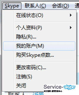 skype个人账户 